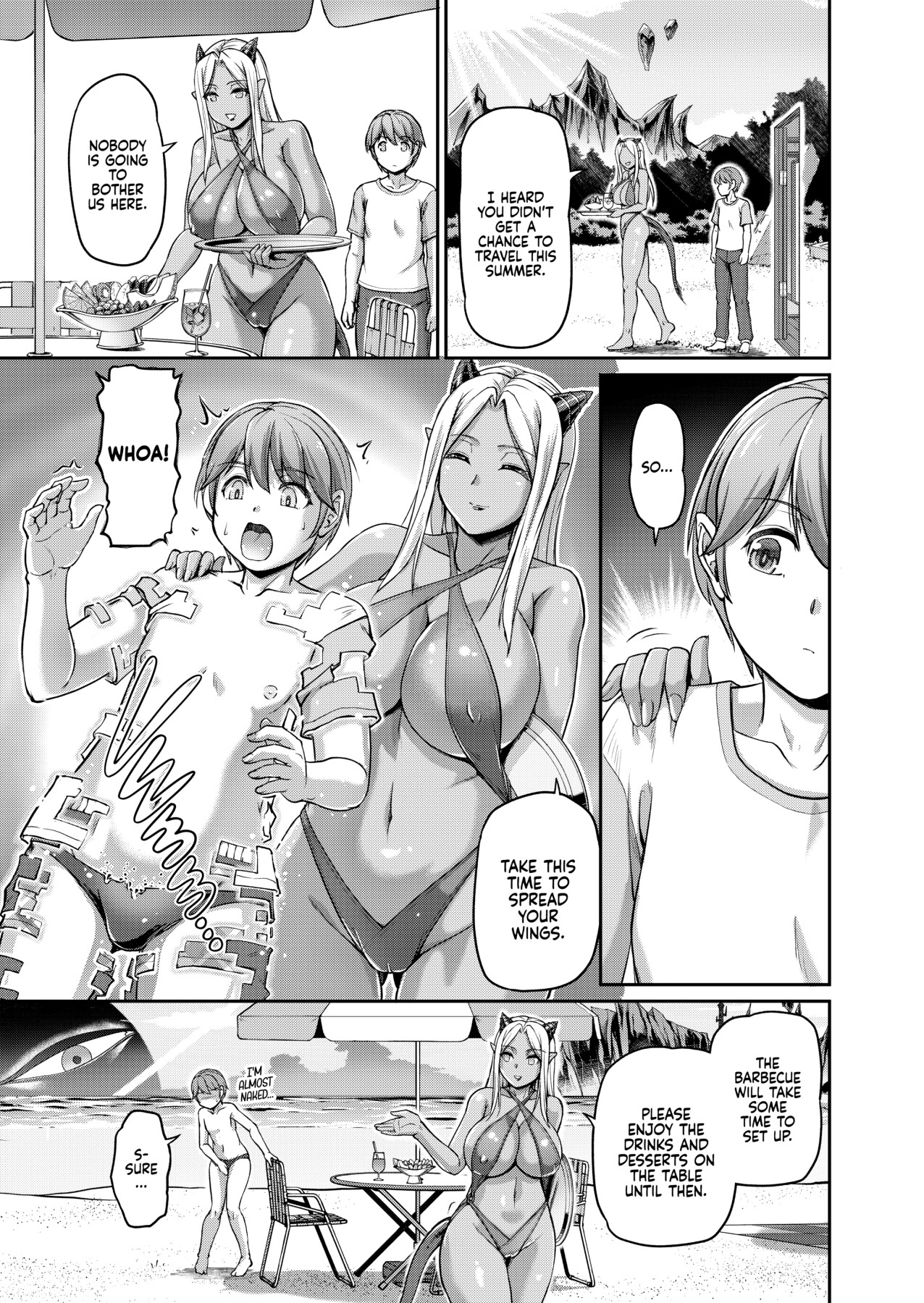 Hentai Manga Comic-Daily Life at the Monster Girl Manor-Read-140